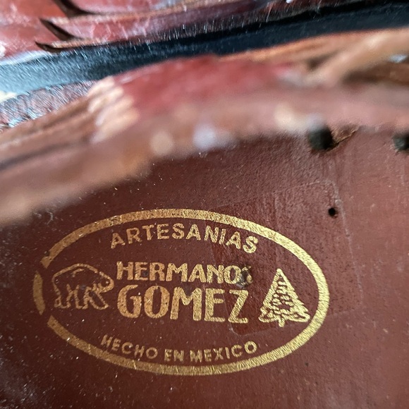 Brown Leather Men's Sandals - Picture 5 of 6